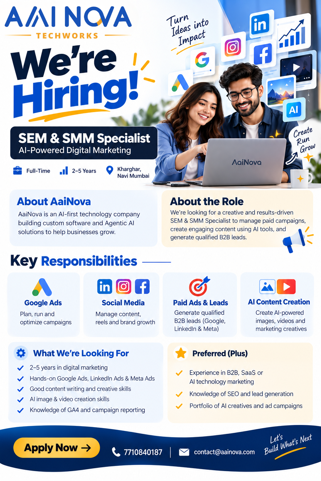 SEM & SMM infographic